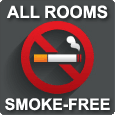 Smoke-free motel rooms!